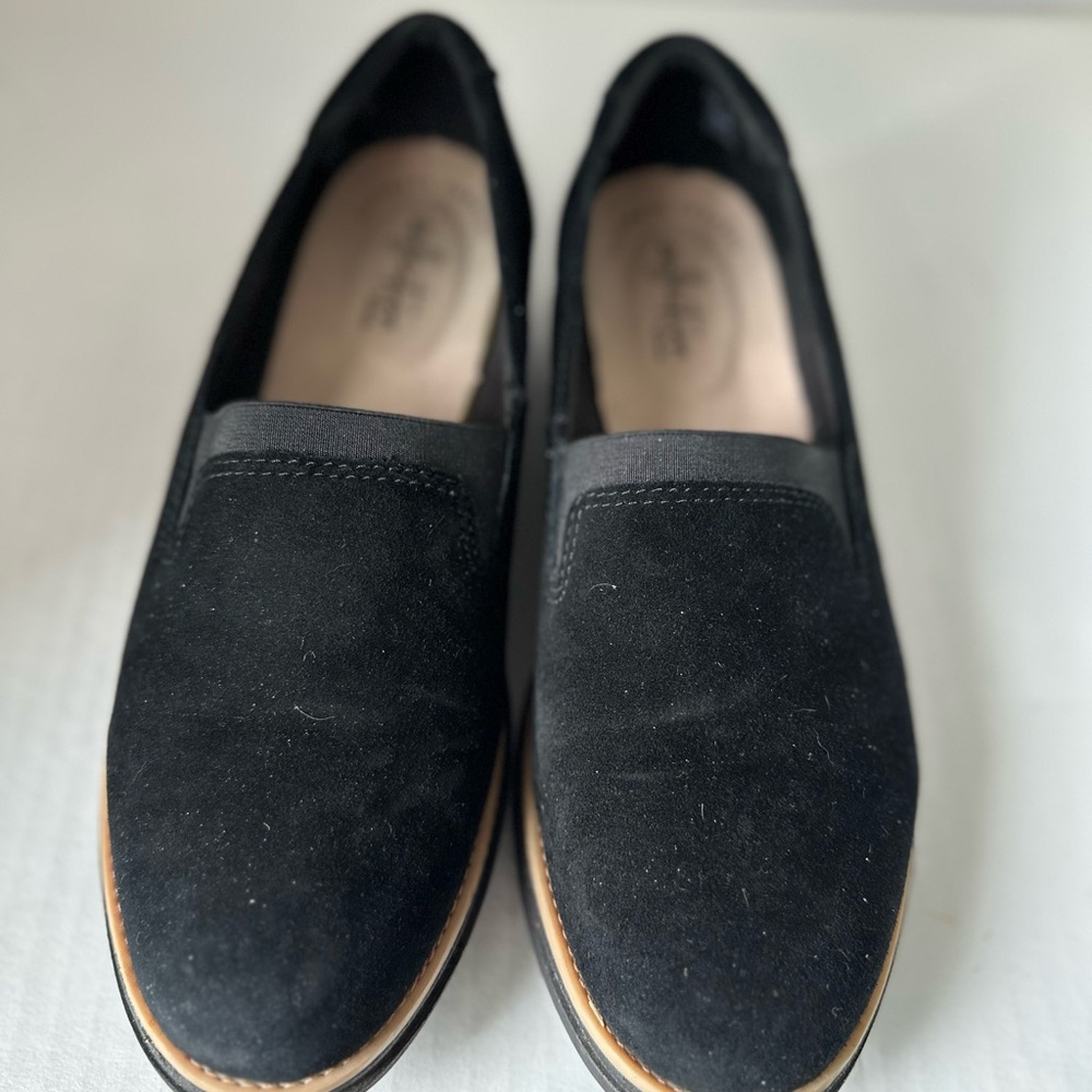 Clarks Women's Black Flats